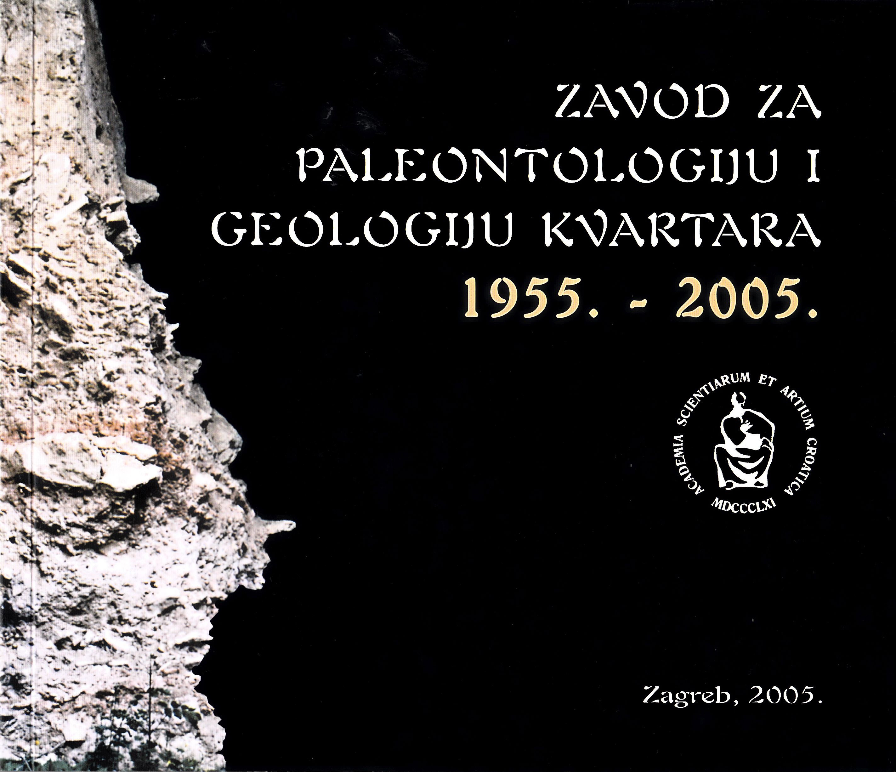 Brošura o Zavodu za paleontologiju i geologiju kvartara