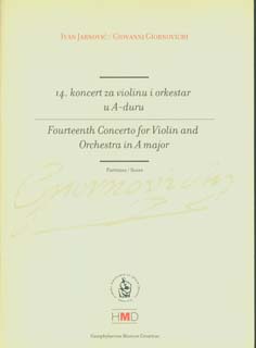 14. koncert za violinu i orkestar A-duru = Fourteenth Concerto for Violin and Orchestra in A major