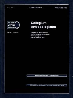 Collegium antropologicum – Supplement