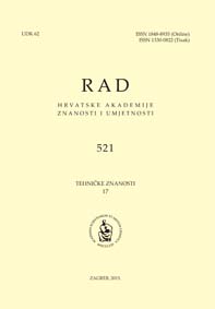 Rad Hrvatske akademije znanosti i umjetnosti. Razred za tehničke znanosti.