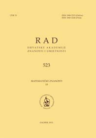 Rad Hrvatske akademije znanosti i umjetnosti. Matematičke znanosti.