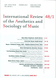 International review of the aesthetics and sociology of music