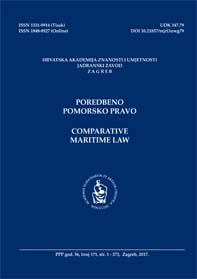 Poredbeno pomorsko pravo = Comparative maritime law