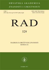 Rad Hrvatske akademije znanosti i umjetnosti. Razred za društvene znanosti