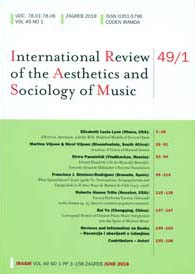 International review of the aesthetics and sociology of music