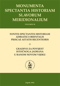 Gradivo za povijest istočnoga Jadrana u ranom novom vijeku, sv. 2