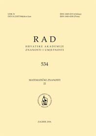 Rad Hrvatske akademije znanosti i umjetnosti. Matematičke znanosti.