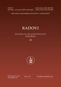 Radovi Zavoda za znanstveni rad Varaždin = Papers of the Institute for Scientific Research Work in Varaždin