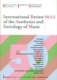 International review of the aesthetics and sociology of music