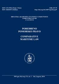 Poredbeno pomorsko pravo = Comparative maritime law