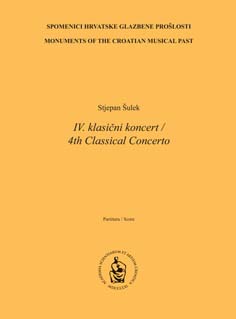 Četvrti klasični koncert : partitura = Fourth classical concerto : score