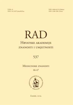 Rad Hrvatske akademije znanosti i umjetnosti. Medicinske znanosti.