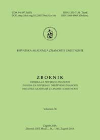 Zbornik Odsjeka za povijesne znanosti Zavoda za povijesne i društvene znanosti Hrvatske akademije znanosti i umjetnosti