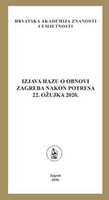 Izjava HAZU o obnovi Zagreba nakon potresa 22. ožujka 2020.