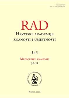 Rad Hrvatske akademije znanosti i umjetnosti. Medicinske znanosti = Rad. Croatian Academy of Sciences and Arts -Medical Sciences