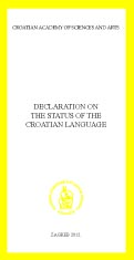Declaration on the status of the Croatian language