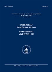 Poredbeno pomorsko pravo = Comparative maritime law.