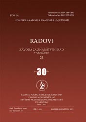 Radovi Zavoda za znanstveni rad Varaždin = Papers of the Institute for Scientific Research Work in Varaždin.