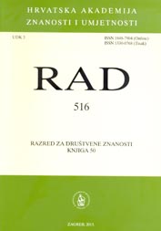 Rad Hrvatske akademije znanosti i umjetnosti. Razred za društvene znanosti