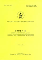 Zbornik Odsjeka za povijesne znanosti Zavoda za povijesne i društvene znanosti Hrvatske akademije znanosti i umjetnosti