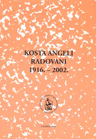 Angeli Radovani, Kosta