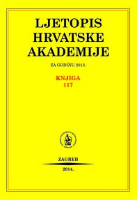 Ljetopis Hrvatske akademije znanosti i umjetnosti.