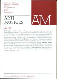 Arti musices : hrvatski muzikološki zbornik = Croatian musicological review.