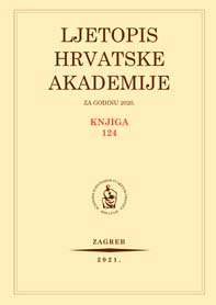 Ljetopis Hrvatske akademije znanosti i umjetnosti za godinu 2020.