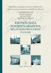 Kronologija povijesti gradova bjelovarsko-bilogorske županije