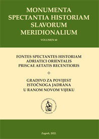 Gradivo za povijest istočnoga Jadrana u ranom novom vijeku; sv. 3