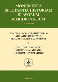 Gradivo za povijest istočnoga Jadrana u ranom novom vijeku; sv. 3