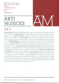Arti musices : hrvatski muzikološki zbornik = Croatian musicological review.