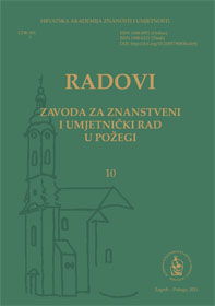 Radovi Zavoda za znanstveni i umjetnički rad u Požegi. 