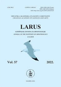 Larus : godišnjak Zavoda za ornitologiju Hrvatske akademije znanosti i umjetnosti.