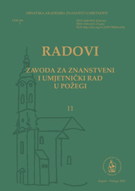 Radovi Zavoda za znanstveni i umjetnički rad u Požegi. 