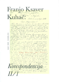 Franjo Ksaver Kuhač korespodencija II/1 : (1864 – 1866)