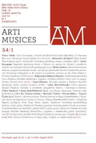 Arti musices : hrvatski muzikološki zbornik = Croatian musicological review.