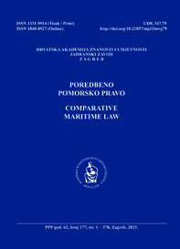 Poredbeno pomorsko pravo = Comparative maritime law.