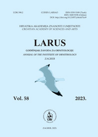 Larus : godišnjak Zavoda za ornitologiju Hrvatske akademije znanosti i umjetnosti.