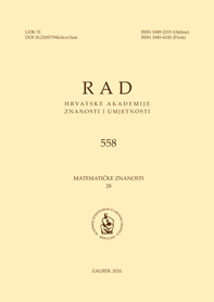 Rad Hrvatske akademije znanosti i umjetnosti. Matematičke znanosti.