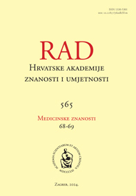 Rad Hrvatske akademije znanosti i umjetnosti. Medicinske znanosti = Rad. Croatian Academy of Sciences and Arts -Medical Sciences