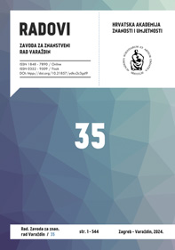 Radovi Zavoda za znanstveni rad Varaždin = Papers of the Institute for Scientific Research Work in Varaždin