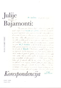 Julije Bajamonti (1744. – 1800.) : korespodencija