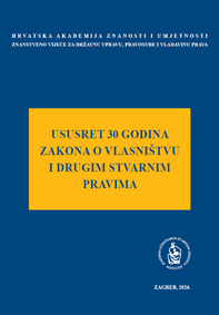 Okrugli stol Ususret 30 godina Zakona o vlasništvu i drugim stvarnim pravima (2025 ; Zagreb)