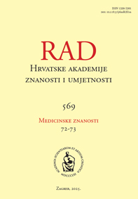 Rad Hrvatske akademije znanosti i umjetnosti. Medicinske znanosti = Rad. Croatian Academy of Sciences and Arts -Medical Sciences