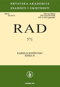 Rad Hrvatske akademije znanosti i umjetnosti. Razred za književnost