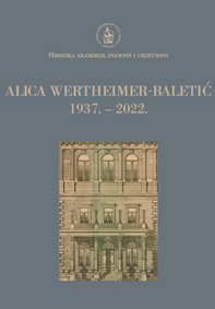 Wertheimer-Baletić, Alica