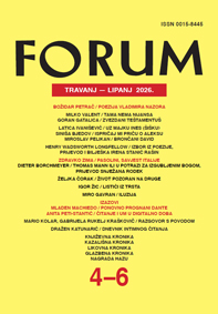 Forum : mjesečnik Razreda za književnost Hrvatske akademije znanosti i umjetnosti